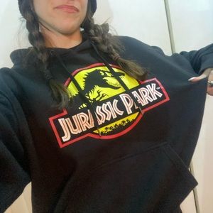 H&M Men’s Black Jurassic Park Hoodie L